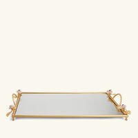 Marie-Antoinette Tray Rectangular Extra Large Gold villari marie antoinette tray rectangular extra large gold