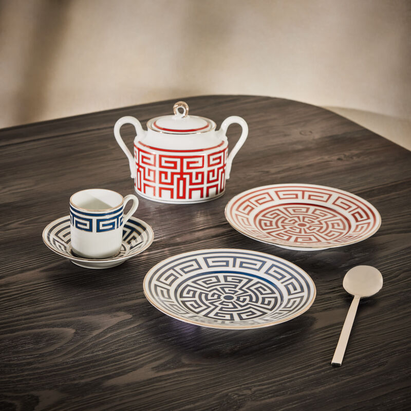 Antico Doccia Tea Saucer Blue ginori 1735 antico doccia tea saucer blue