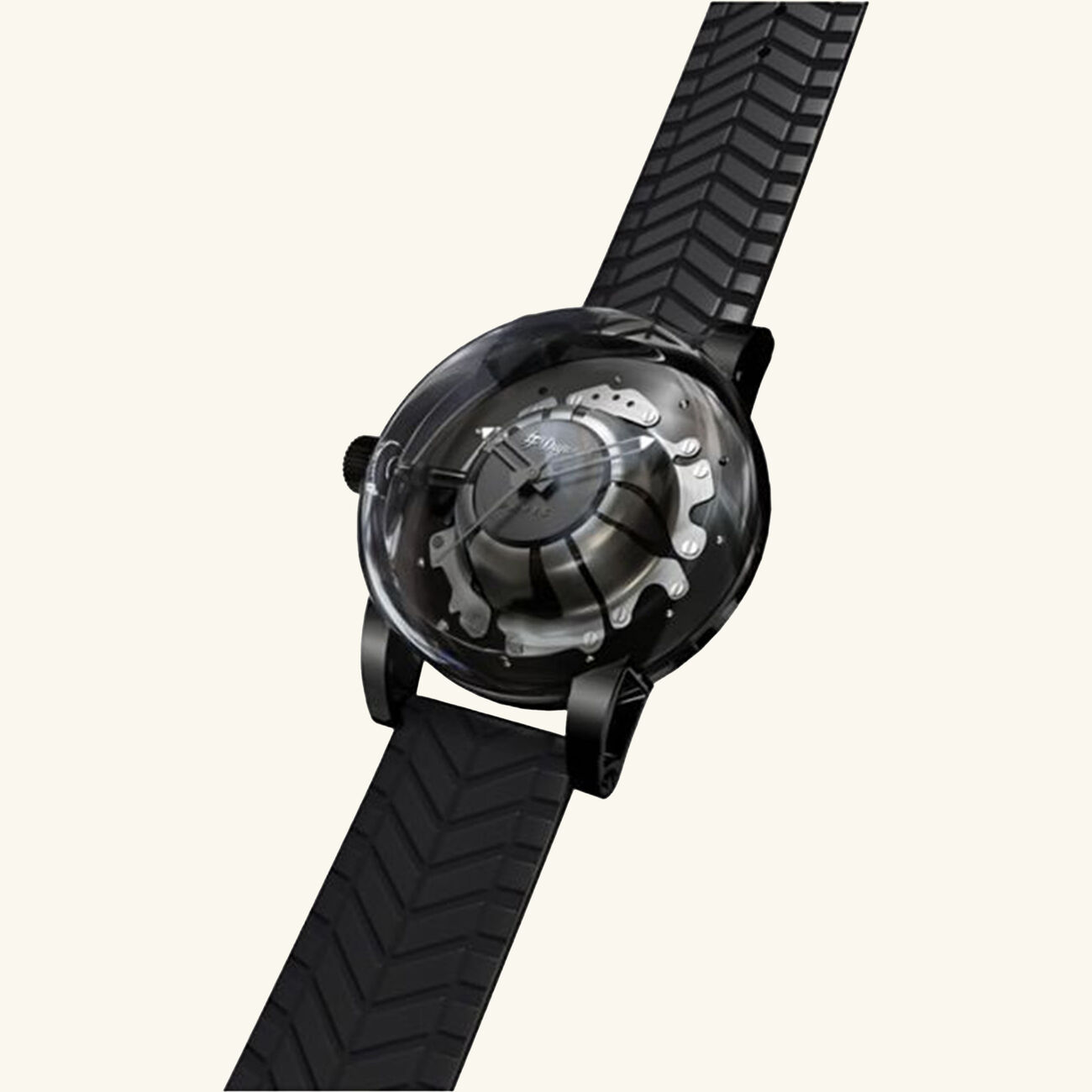 Hyperdome Uhr Be Extreme Watch Black st dupont hyperdome uhr be extreme watch black