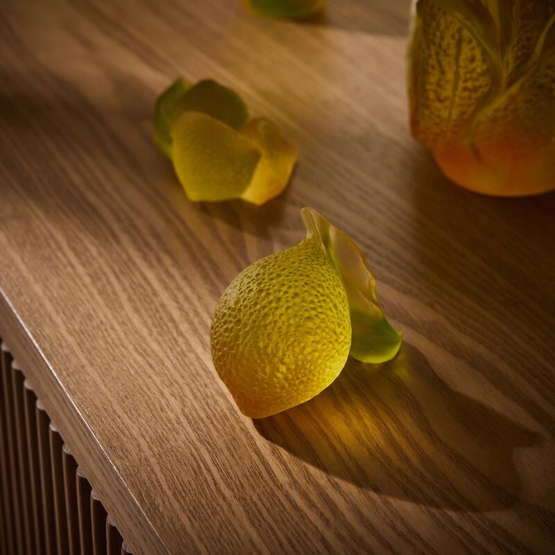 Citrus Lemon Decorative Figurine Small Yellow Limited Edition daum citrus lemon decorative figurine small yellow limited edition