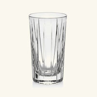 christofle iriana tumbler glass clear set of 2