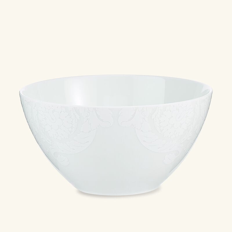 Barocco'92 Bianco Bowl Round White 15cm versace barocco 92 bianco bowl round white 15cm