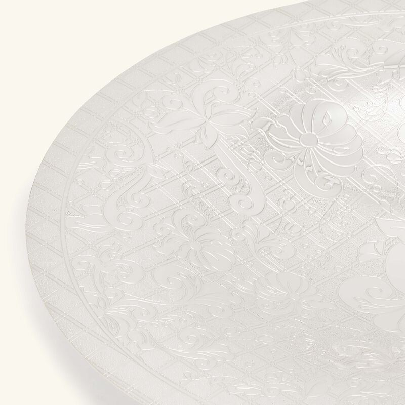 كريستوفل وعاء الضيافة جاردان ديدن باللون الفضي 35 سم