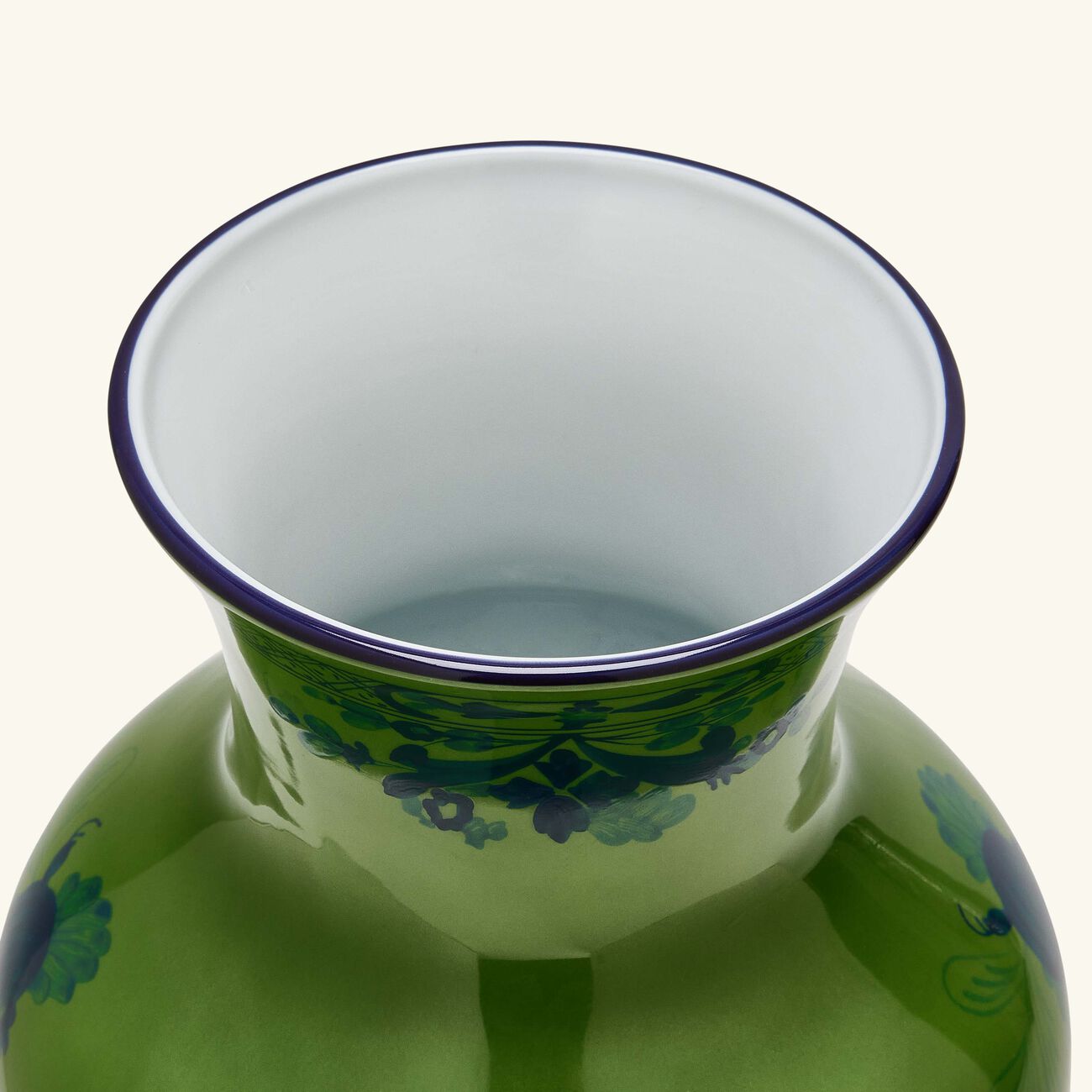Oriente Italiano Malachite Vase Medium Green ginori 1735 oriente italiano malachite vase medium green