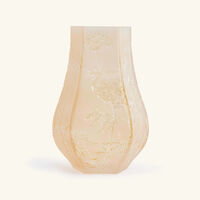 lalique ombelles vase medium gold