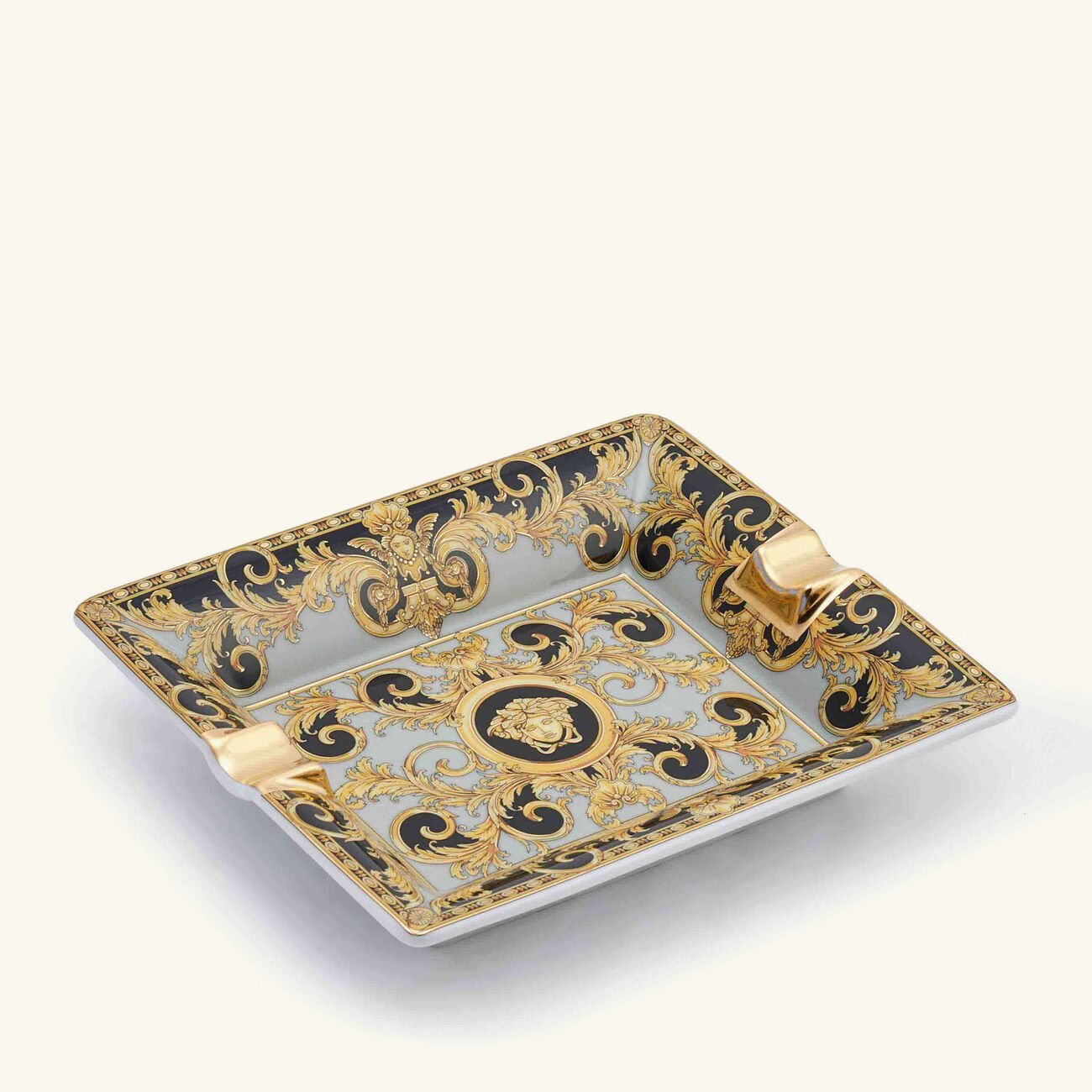 Prestige Gala Ashtray Rectangular Small Grey versace prestige gala ashtray rectangular small grey