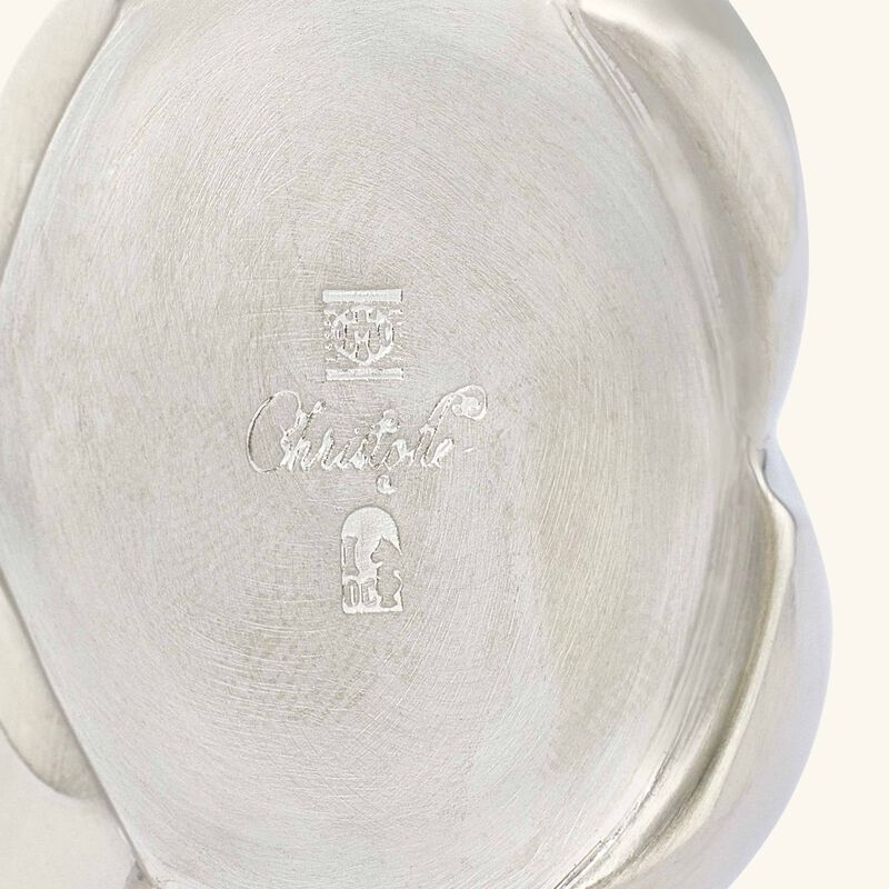 christofle babylone candle holder silver plated