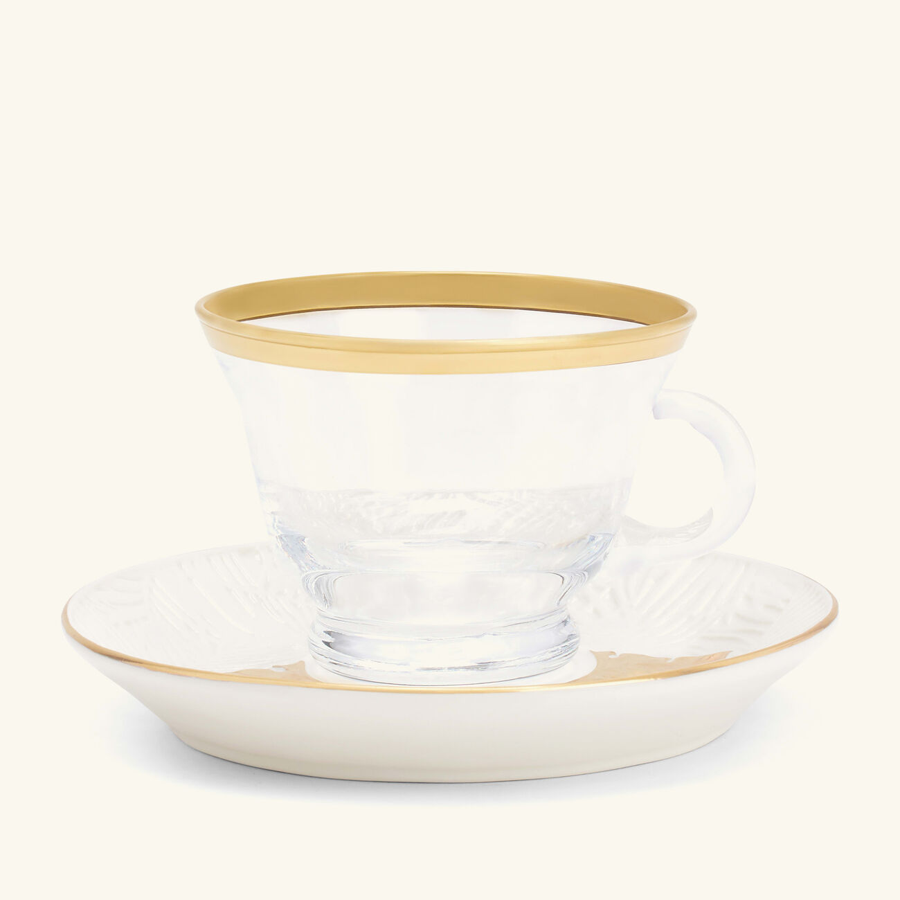 Acapulco Cappuccino Cup & Saucer Clear villari acapulco cappuccino cup saucer clear