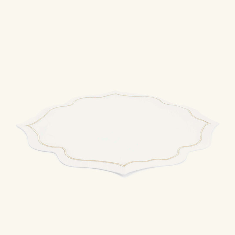 Arabesque Placemat Gold Set Of 6 catherine denoual arabesque placemat gold set of 6