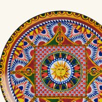 دولتشي أند غابانا كازا طقم كاريتو المؤلف من طبقين كبيرين بتصميم دائري 31 سم