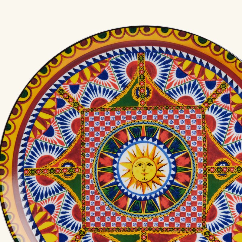 دولتشي أند غابانا كازا طقم كاريتو المؤلف من طبقين كبيرين بتصميم دائري 31 سم