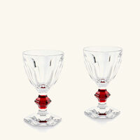 baccarat harcourt 1841 wine glass red