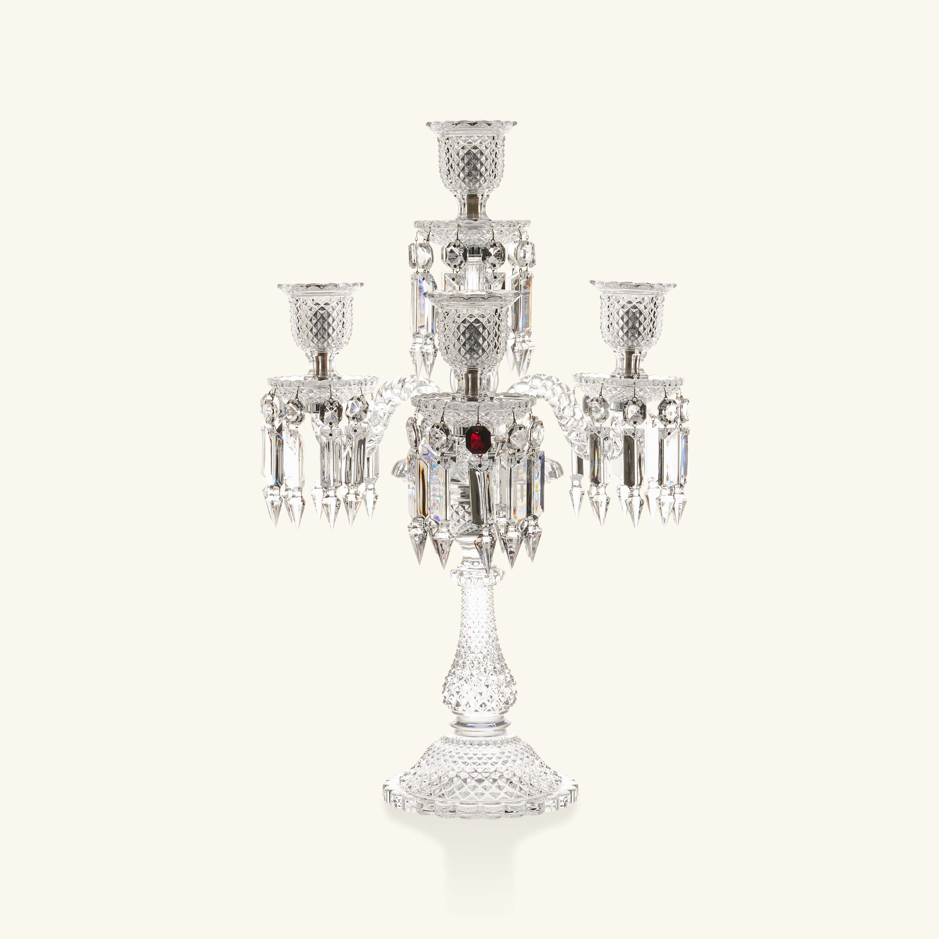 Baccarat Zénith Candelabra Clear | Tanagra KSA
