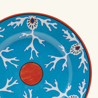 pinto paris lagon dinner plate round blue 26cm