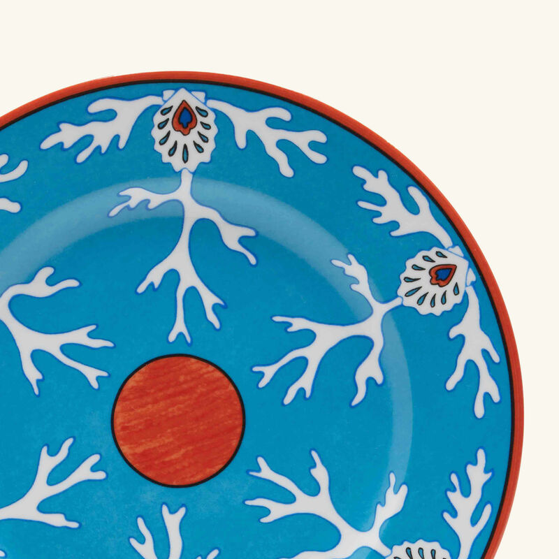 pinto paris lagon dinner plate round blue 26cm