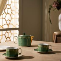 روزنتال مجموعة سيغنوم فيرن للشاي من 5 قطع باللون الأخضر