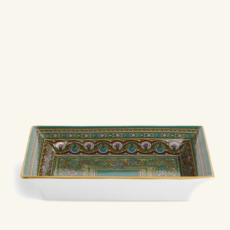 etro cachemire trinket tray rectangular small green