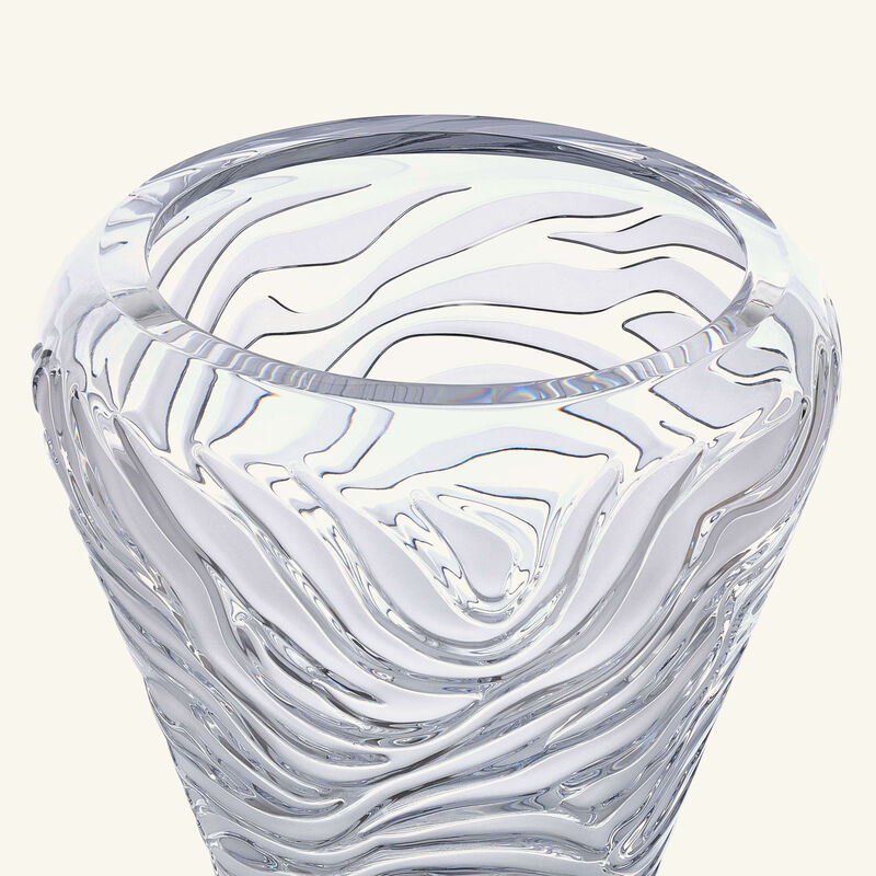 Zebra Vase Large Clear Limited Edition lalique zebra vase large clear limited edition