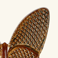 baccarat papillon lucky butterfly figurine mini gold