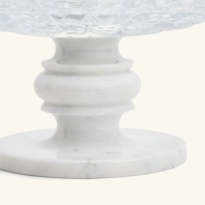 baccarat new antique centerpiece white limited edition