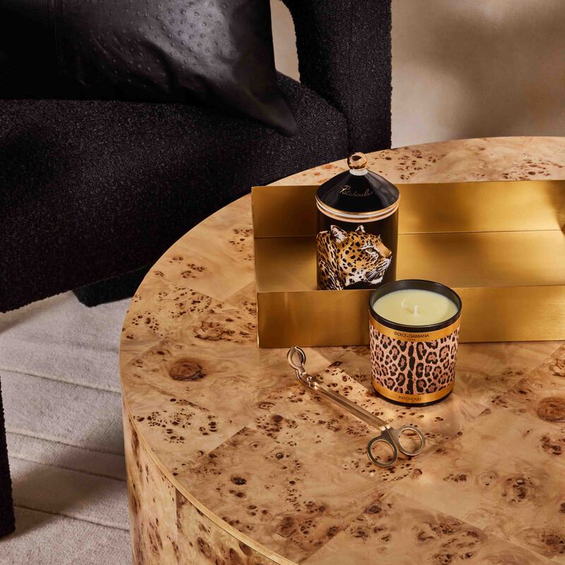 dolce gabbana casa leopard patchouli candle