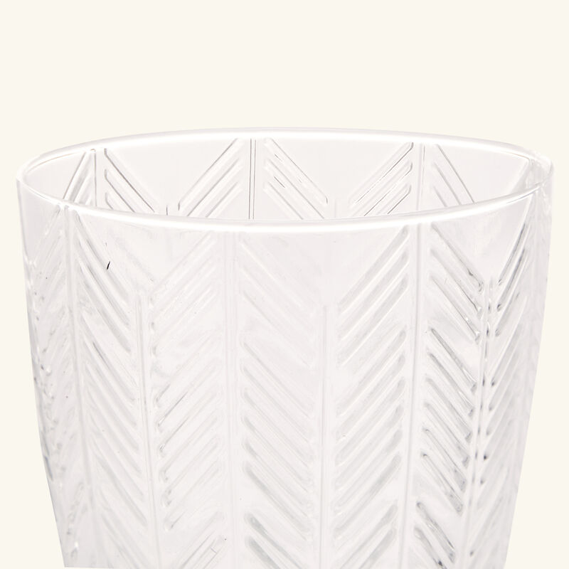 ZIG ZAG Water Glass Clear missoni home zig zag water glass clear