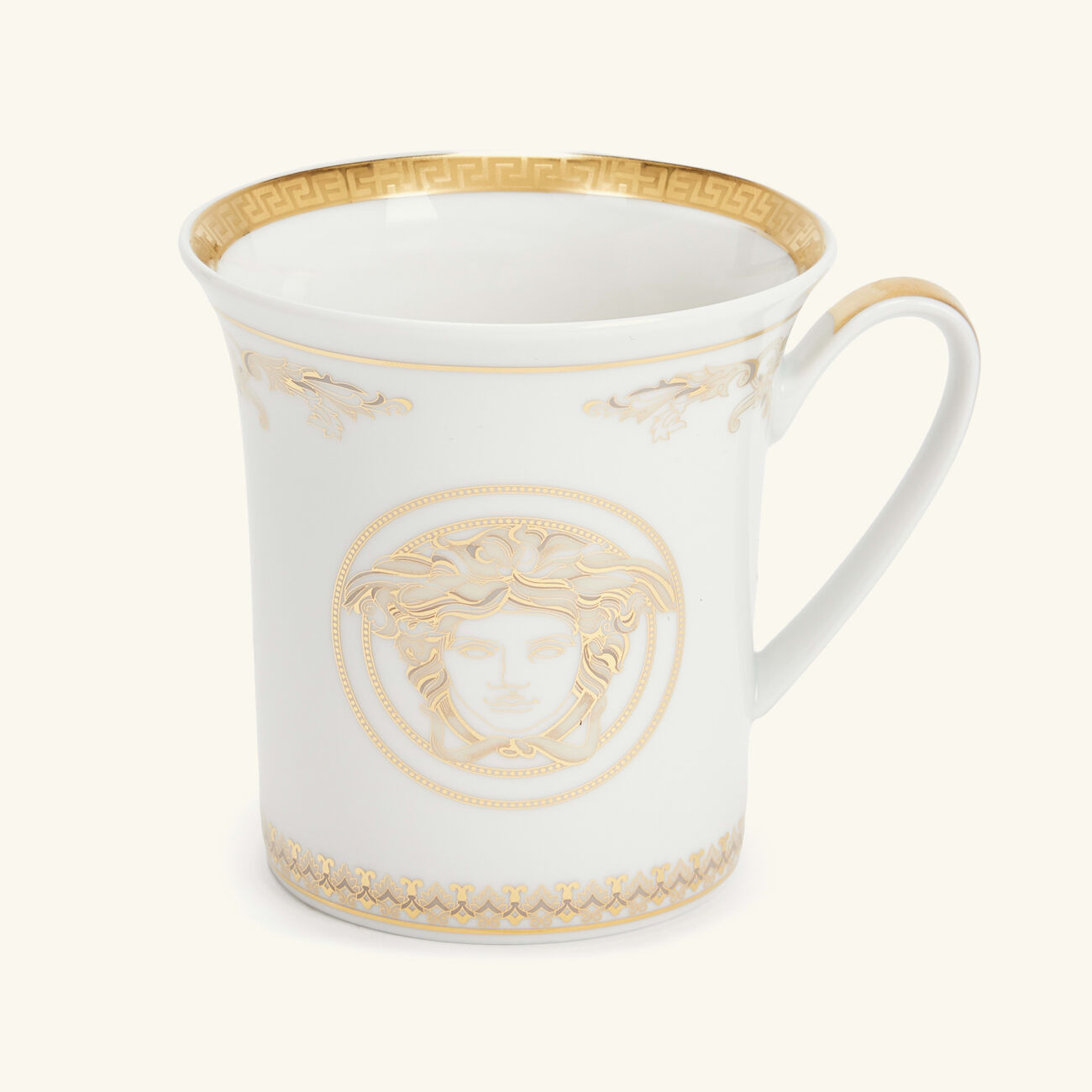 versace medusa gala mug gold