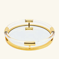 jonathan adler jacques tray round large gold