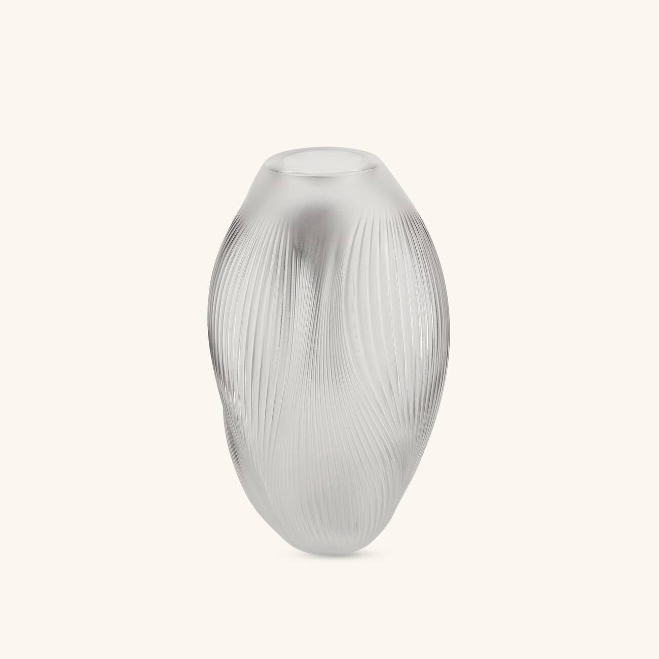 lalique alize vase medium clear