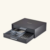 christofle perles flatware set 75 pieces silver plated