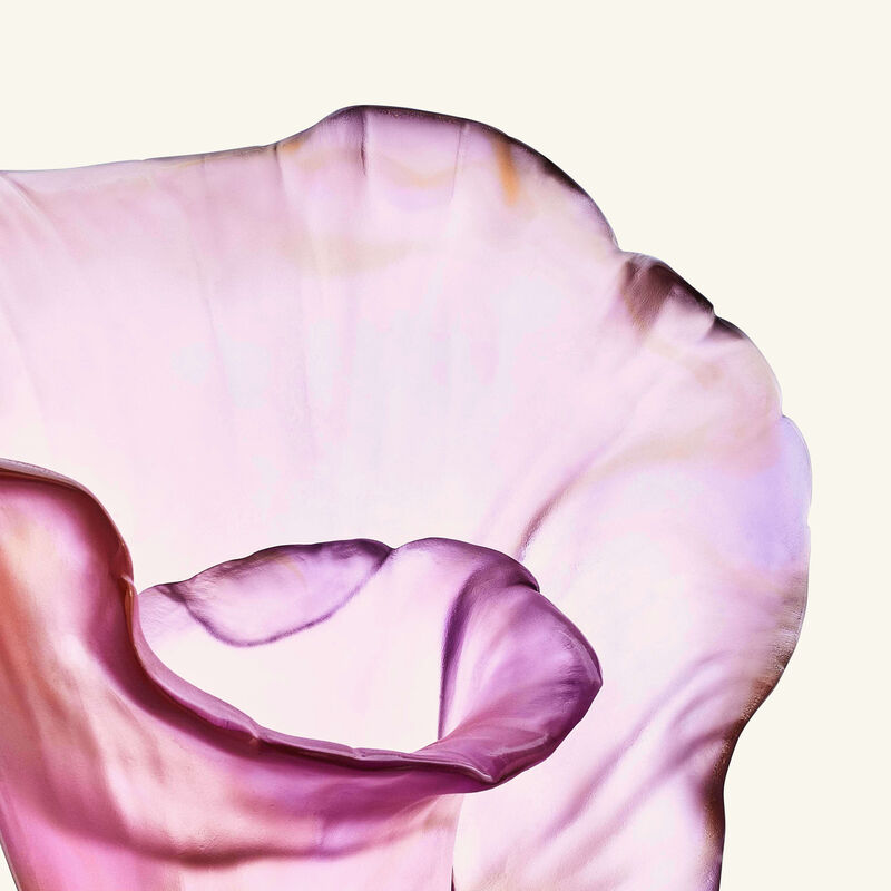 دوم مزهرية آروم روز متوسطة وردية