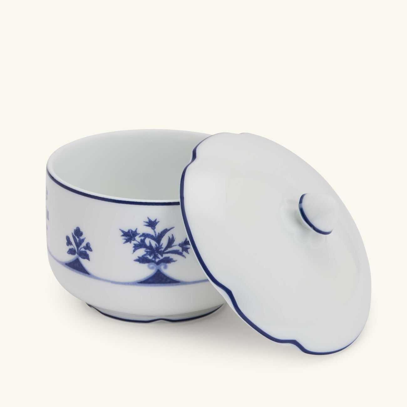 Chateaubriand Couleur Sugar Bowl Blue bernardaud chateaubriand couleur sugar bowl blue
