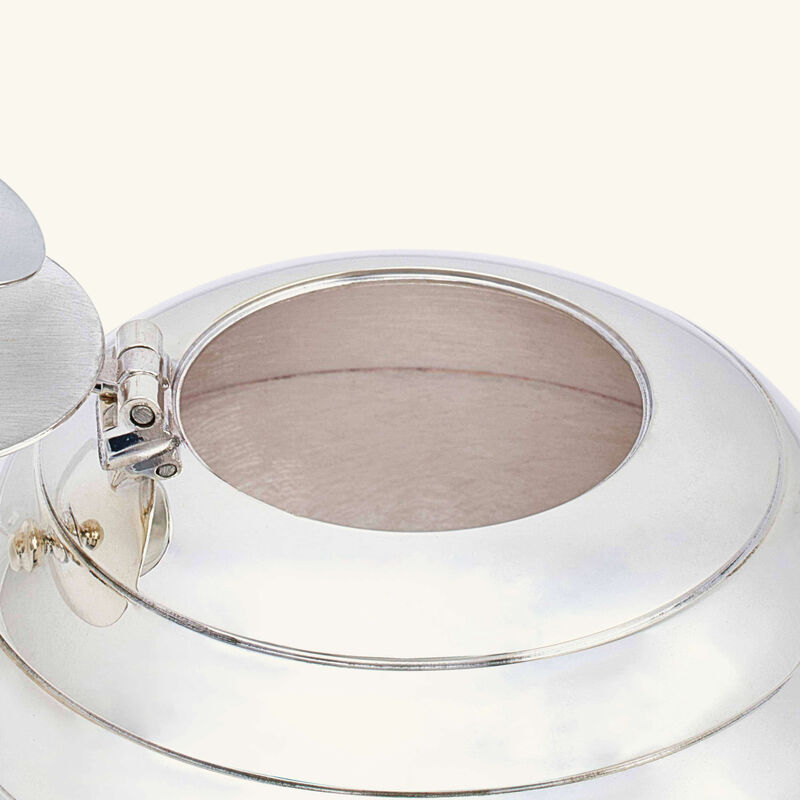 كريستوفل منفضة دائرية صغيرة جدًا باللون الفضي