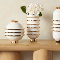 Orbit Vase Small White jonathan adler orbit vase small white