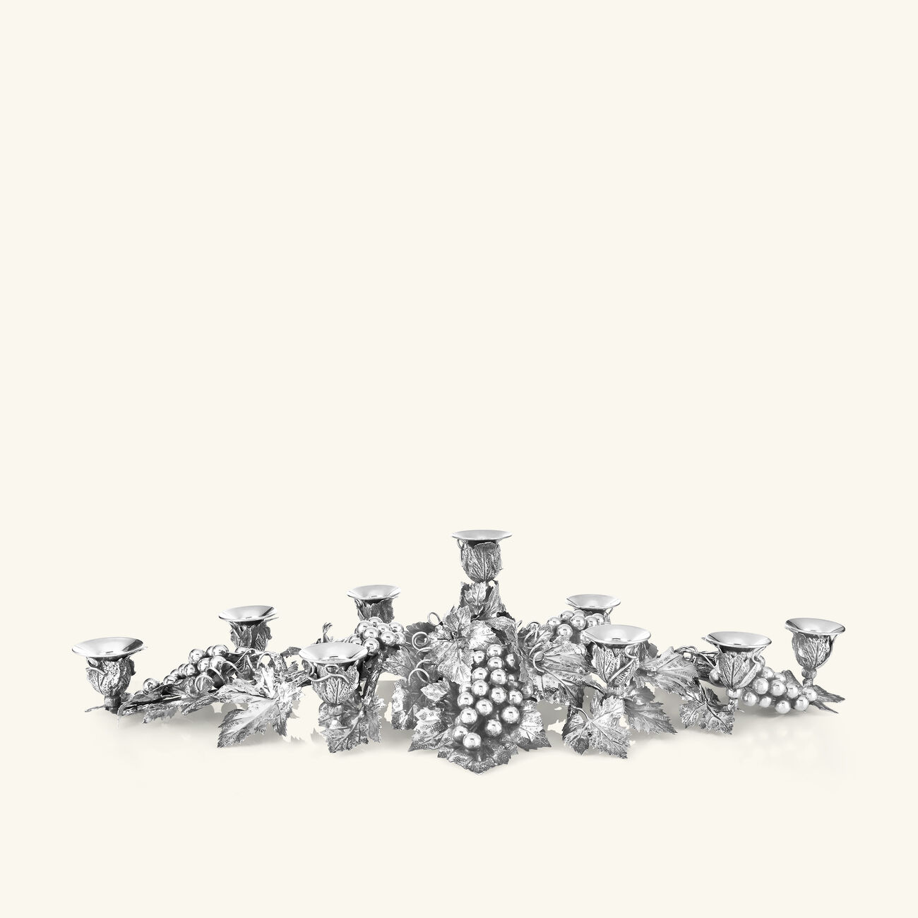 Vine Leaves Candelabra Silver 9 Candles buccellati vine leaves candelabra silver 9 candles