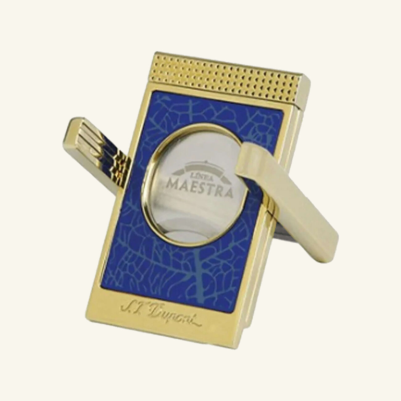 Partagas Cigar Cutter Blue st dupont partagas cigar cutter blue