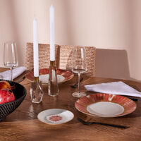 Panache Dinner Plate Round Orange 26cm marie daage panache dinner plate round orange 26cm