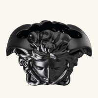 versace medusa grande vase medium black