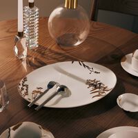 برناردو طبق ضيافة فيجيتال أور بيضاوي باللون الذهبي 39 سم