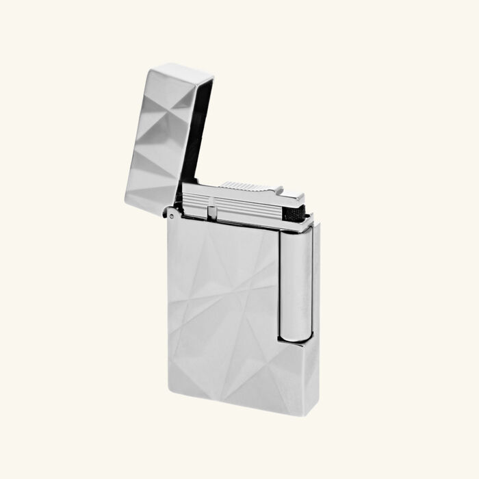 ولاعة لاين 2 كريزي داياموند باللون الفضي اس تي دوبون ولاعة لاين 2 كريزي داياموند باللون الفضي