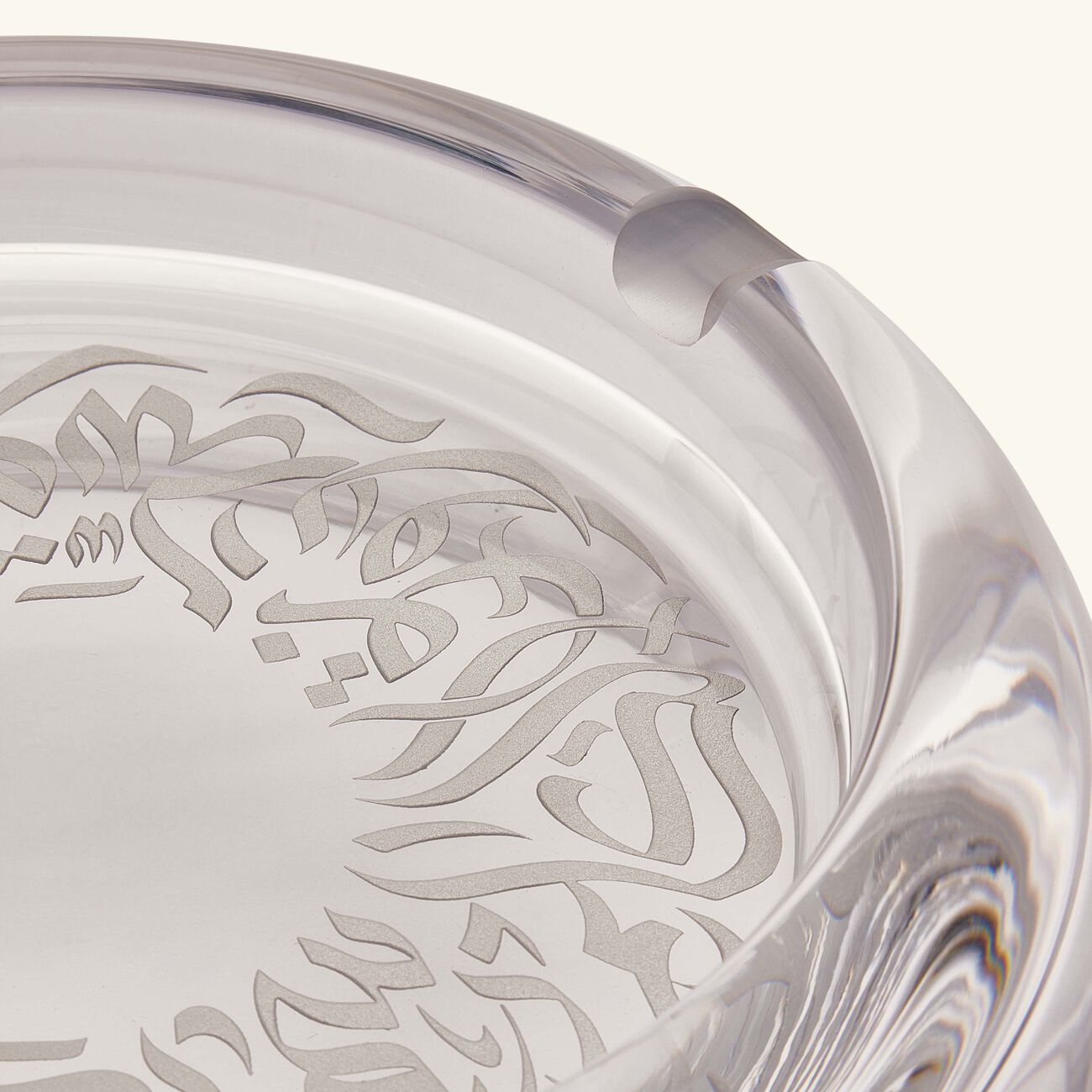 Qamar Ashtray Round Clear dimlaj qamar ashtray round clear