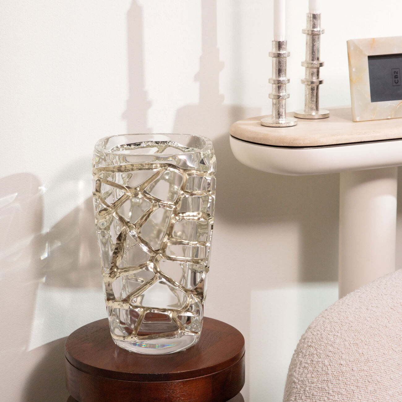 لاليك مزهرية ماجنيتود كبيرة باللون الأبيض