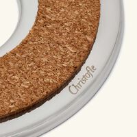 oh de christofle coaster clear set of 2