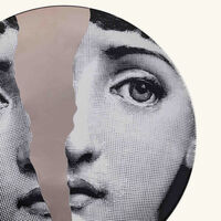 فورناسيتي طبق تزيين الجدار تيما إي فاريازيوني 10 باللون الفضي