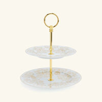 فيرساتشي قاعدة الكيك ميدوزا جالا من طبقتين بيضاء