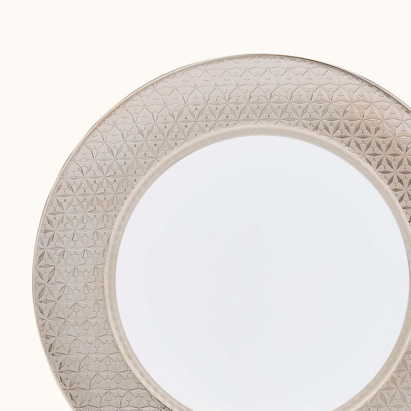 Divine Soup Plate Round Silver 22cm bernardaud divine soup plate round silver 22cm