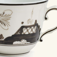 Antico Doccia Coffee Cup Black ginori 1735 antico doccia coffee cup black