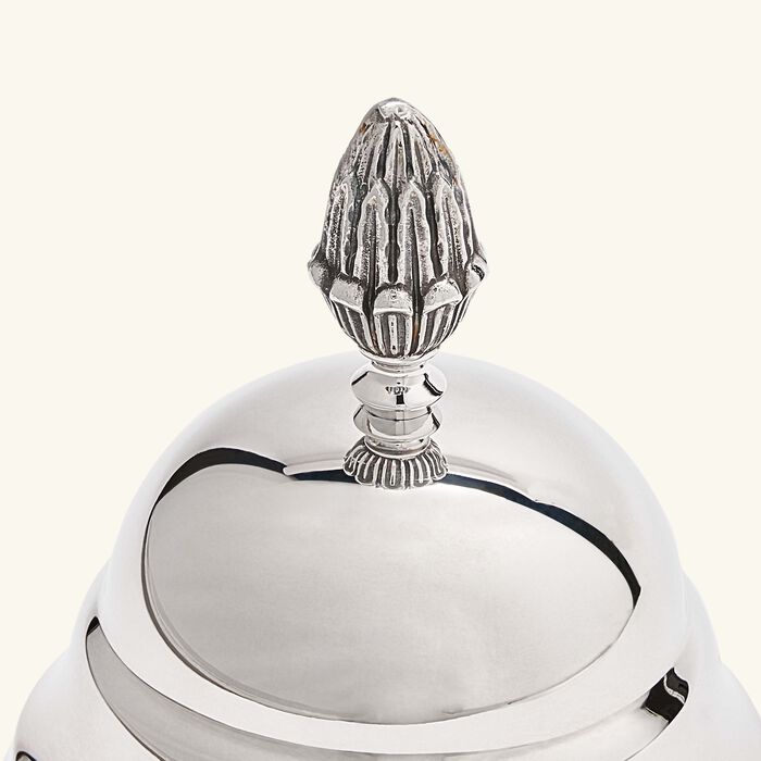 christofle malmaison butter dish silver plated 8cm