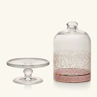 dimlaj nagham cake stand with lid clear 12cm