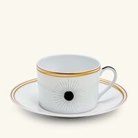 bernardaud tea cup   saucer white set of 2